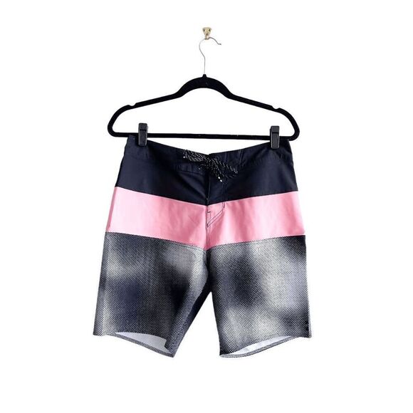 Billabong Womens Platinum X Tribong Surfing Ocean Board Shorts Black Pink Sz 30 - Picture 2 of 10